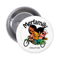 MERFAMILY® Singapore Trishaw buttons