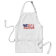 'MERICA US Flag Apron
