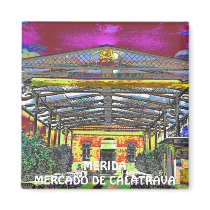 MERIDA - Mercado de Calatrava & Casa Benito magnets