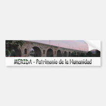 MERIDA - Puente Romano Pegatina De Parachoque