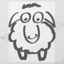 merino sheep flyer design