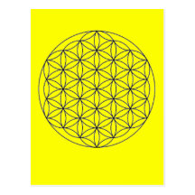 merkaba flower of live post cards