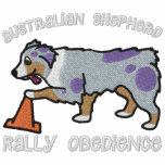Merle Australian Shepherd Rally Obedience Hoody