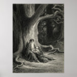 Merlin and Vivien Print