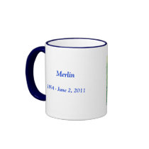 Merlin Blue Memorial Mug