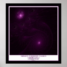 MERLIN'S FORBIDDEN PASSION "MORGANA" POSTER