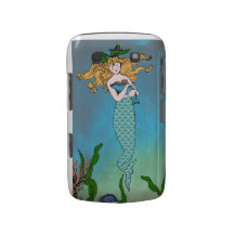 Mermaid and seal blackberry case