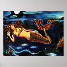 Mermaid Art Print - 'It Wasn't a Dream'