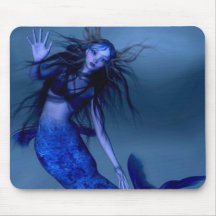 Mermaid Blues Mouse Pad