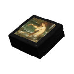 Mermaid by JW Waterhouse, Victorian Mythology Art Trinket Box