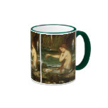 Mermaid by JW Waterhouse, Victorian Mythology Art Coffee Mug