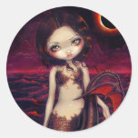 "Mermaid Eclipse" Sticker stickers