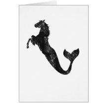 Mermaid Horse Cards