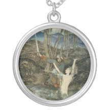 Mermaid in a Pond Pendant
