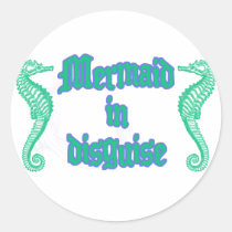 Mermaid in Disguise stickers
