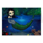 "Mermaid in Her Grotto" Greeting Card cards