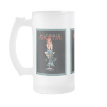 Mermaid Martini Vintage Ad Mugs and Steins
