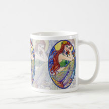 Mermaid Sea Fairy Tea Coffee Mug by Ann Howard