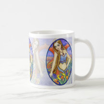 Mermaid Sea Fairy Tea Coffee Mug by Ann Howard