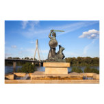 Mermaid Statue in Warsaw Photo Print