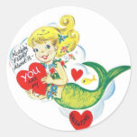 Mermaid Valentine Sticker