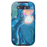 Mermaid with bright pearl Samsung Galaxy Case