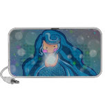 Mermaid with bright pearl speaker