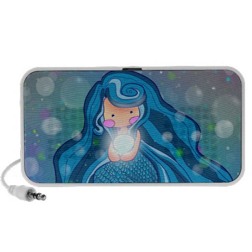 Mermaid with bright pearl speaker