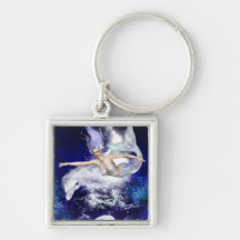 Mermaid with Dolphin Keychain