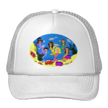 Mermaids From Around the World Hat