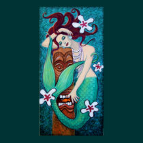 Mermaid's Tiki God posters