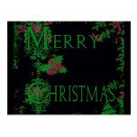 Merry Berry Christmas Elegance Post Card