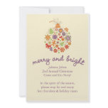 Merry & Bright- Holiday Party Invitation