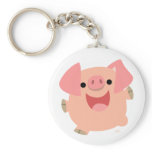 Merry Cartoon Pig keychain