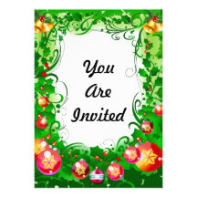 Merry Celebration Personalized Announcements