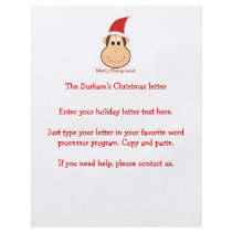 Merry Chimpmas! Christmas gifts Full Color Flyer