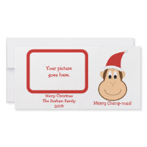 Merry Chimpmas! Christmas gifts Picture Card