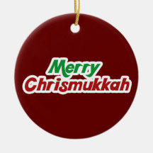 Merry Chrismukkah Christmas Ornament