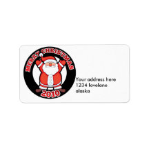 Merry Christmas 2010 Address Label