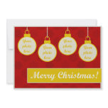 Merry Christmas! 4 Custom Photos Party Invitation
