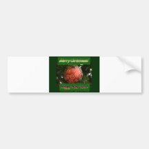Merry Christmas &amp; Happy New Year Bumper Stickers