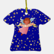Merry Christmas Angel Christmas Ornaments