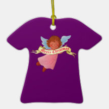 Merry Christmas Angel Ornaments
