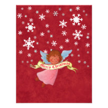 Merry Christmas Angel Party Announcements