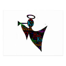 Merry Christmas Angel Postcard