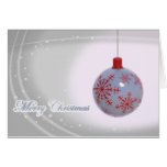 Merry Christmas Ball Snowflakes Kaarten