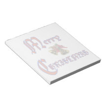 Merry Christmas bell Notepad (2) sizes