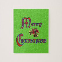 Merry Christmas bell Puzzle (2) sizes