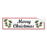 Merry Christmas Bumper Sticker