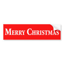 Merry Christmas Bumper Stickers